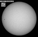 Sunspots on Aug. 15, 1999