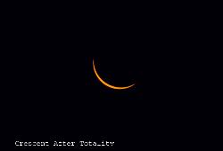 Crescent After Totality